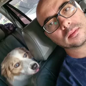 Adestrador de cachorro foto