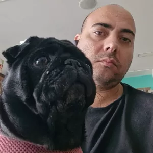 Adestrador de cachorro foto